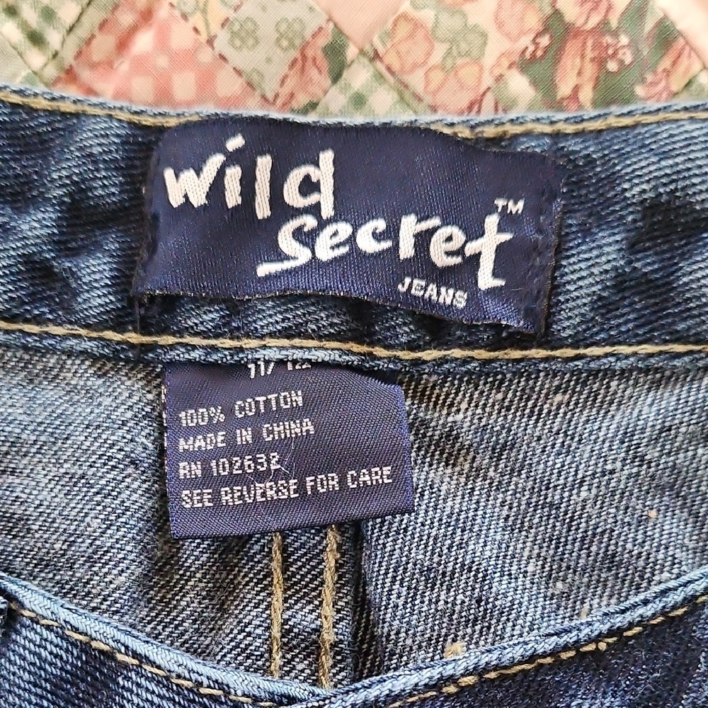 Wild Secret Denim - Bootcut Flare With Studded Accents- Size 11/12 - Picture 4 of 7